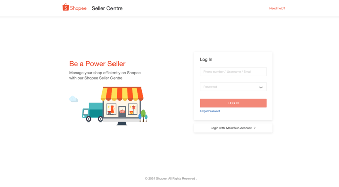 Shopee Seller Center