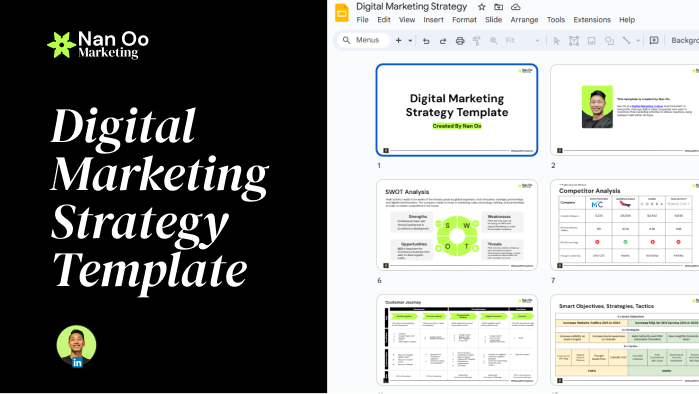 Digital Marketing Strategy Template LP