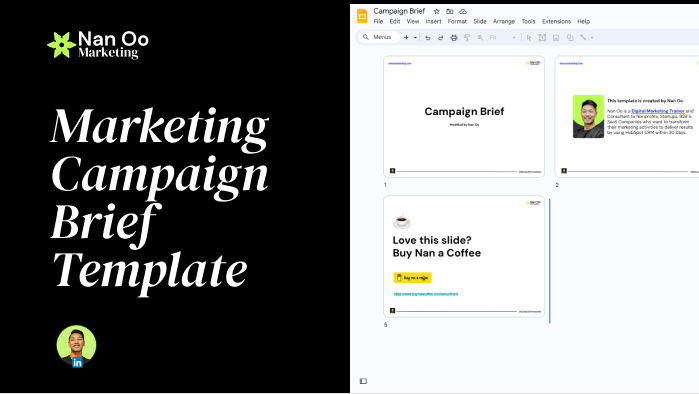 Marketing Campaign Brief Template